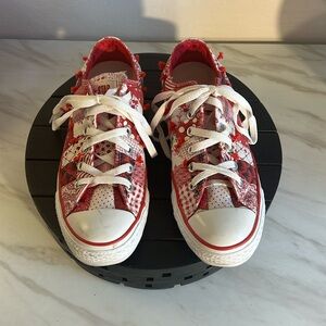 Converse Red- Men's 5 1/2, Women's 7 1/2